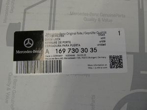 Original Mercedes-Benz Türschloss hinten rechts. A-Klasse W169 6