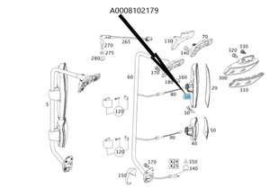 Original Mercedes-Benz Spiegel Fahrerseite, AXOR, ATEGO 3