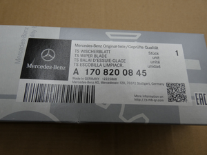 Original Mercedes-Benz Wischerblatt-Satz vorne. ML W163, SLK R170 2
