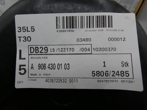 Original Mercedes-Benz Unterdruckbehälter. Sprinter W900, W906, W907, W910 6