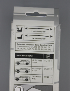 Original Mercedes-Benz Wischerblatt-Satz vorne für GLE, GLS W167 1