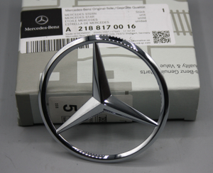 Original Mercedes-Benz Stern für Heckdeckel. CLS W218, Citan W415 6