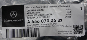 Original Mercedes-Benz Unterdruckleitung. GLE, GLS, E-Klasse, S-Klasse. OM 656929 5