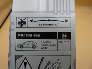 Original Mercedes-Benz Wischerblatt hinten. EQA 243, B-Klasse 247, GLA 247 2