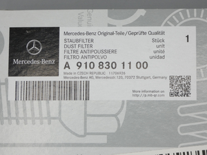 Original Mercedes-Benz Staubfilter / Innenraumfilter Sprinter 907, 910 5