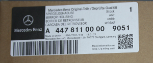 Original Mercedes-Benz Spiegelgehäuse links, V-Klasse 447 6