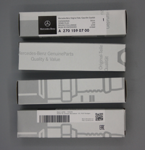 Original Mercedes-Benz Zündkerzen-Satz (4 Stück) OM270 (CLA,GLA,SLK) 1