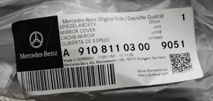 Original Mercedes-Benz Spiegelabdeckung vorne rechts, Sprinter 907, 910 4