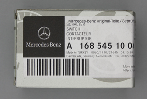 Original Mercedes-Benz Zündschalter A-Klasse W168, W414, W163, M-Klasse Vaneo 6