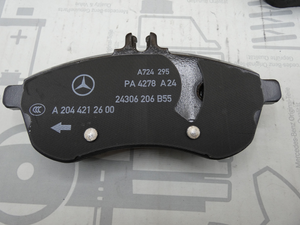 Original Mercedes-Benz Bremsbelag-Satz-vorne, C-Klasse W204, E-Klasse W207 3