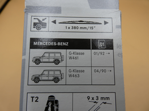 Original Mercedes-Benz Scheibenwischer hinten. G-Modell 461,463 3
