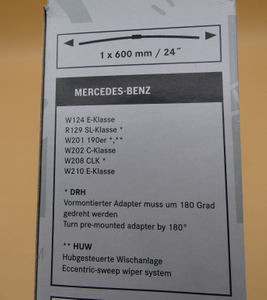 Original Mercedes-Benz Wischerblatt Frontscheibe W124, W202, W208 2