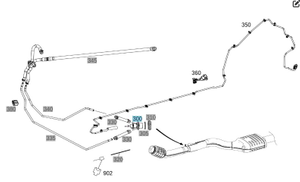 Original Mercedes-Benz Einspritzdüse Additiv / AdBlue. OM654, OM656-8 6
