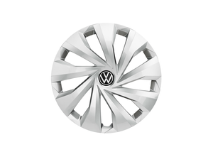 Volkswagen 2G0071455AUWP Radzierblenden 15 Zoll Stahlfelgen 4X Radkappen Radblenden, Silber 1