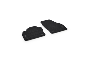 Volkswagen Original Gummi-Fußmatten für VW Amarok | Vorn | 2-teiliges Set | Titanschwarz | Art.-Nr. 2H1061502 82V-2 2
