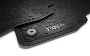 Volkswagen Original Gummi-Fußmatten für VW Amarok | Vorn | 2-teiliges Set | Titanschwarz | Art.-Nr. 2H1061502 82V-3 3