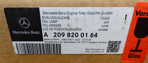 Original Mercedes-Benz Rückleuchte links. CLK W209-7 6