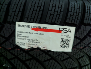 Original Winterkomplettrad-Satz für Opel Mokka B 215-60R17 96H-3 2