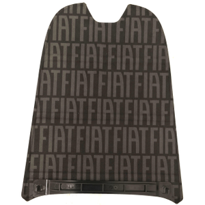 Original Fiat 600 Mittelkonsole Tunnelabdeckung Faltabdeckung schwarz/weiß 50291115-3 3