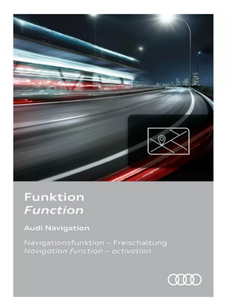 Freischaltung Navigationsfunktion A3 S3 RS3-1 1