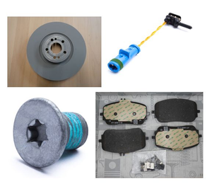 Original Mercedes-Benz Bremsensatz vorne. GLE, GLS W167-1 1