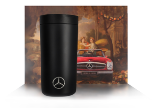 Schwarzer to go Becher mit Mercedes-Benz Logo 4