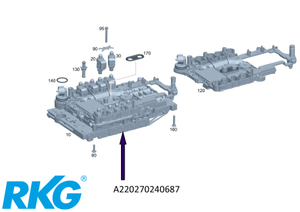 Original Mercedes-Benz Steuereinheit El. Hydr. Für Autom. Getriebe 7229-1 1