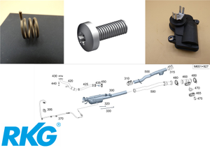 Original Mercedes-Benz Abgaslappensteller Drosselklappe inkl. Feder und Schrauben-1 1
