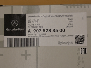 Original Mercedes-Benz Luftfilter Sprinter 907, 910 (OM654)-6 6