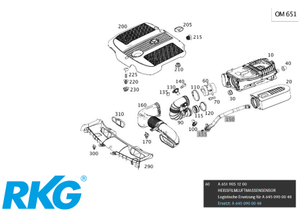 Original Mercedes-Benz Luftmassensensor OM651-1 1