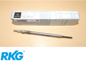 Original Mercedes-Benz Glühkerzen-Satz (8 Stück). ML W164 (OM629)-1 1