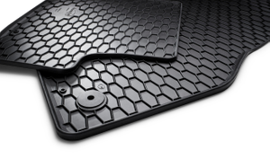 Volkswagen Gummifußmatten „Plus“ – vorne und hinten, schwarz-1 1