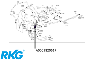 Original Mercedes-Benz Umschaltventil Heizung (Code 582, Klimaanlage im Fond). W222, W223-4 4
