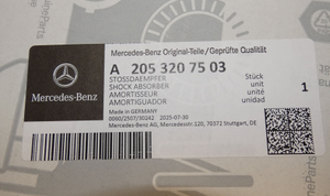 Original Mercedes-Benz Stossdämpfer hinten rechts. AMG C43, 4Matic W205-7 6