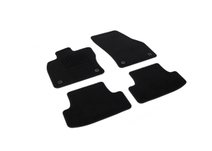 Volkswagen Textilfußmatten „Plus“ – vorne und hinten, Schwarz (T-Roc)-1 1