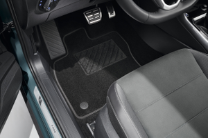 Volkswagen Textilfußmatten „Plus“ – vorne und hinten, Schwarz (T-Roc)-3 3