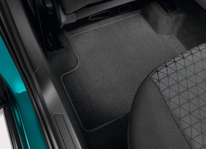 Volkswagen Textilfußmatten „Plus“ – vorne & hinten, Schwarz (VW T-Cross)-2 2