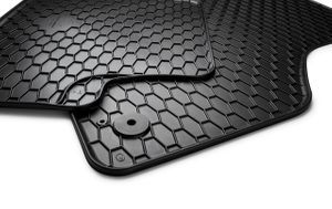 Volkswagen Gummifußmatten „Plus“ – vorne & hinten, Schwarz (VW Golf 7)-2 2