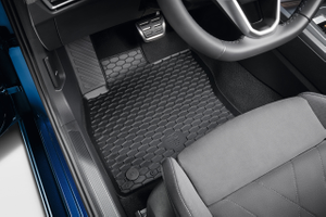 Volkswagen Gummifußmatten „Plus“ – vorne & hinten, Schwarz (VW Golf 7)-3 3