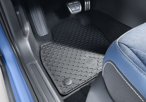 Volkswagen Gummifußmatten „Plus“ – vorne & hinten, Schwarz (VW T-Cross, LHD)-2 2