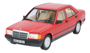 Mercedes-Benz Modellauto 190 E W201 - signalrot-5 1