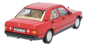 Mercedes-Benz Modellauto 190 E W201 - signalrot-8 4
