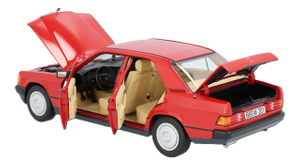 Mercedes-Benz Modellauto 190 E W201 - signalrot-6 2