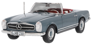 Modellauto Mercedes-Benz 230 SL Pagode W113 Cabrio - blaugrau-7 6