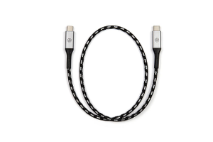 Volkswagen Premium USB-C auf USB-C Ladekabel, 50 cm, beleuchtetes VW Logo-1 1