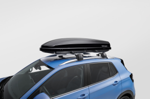 Dachbox „Comfort“ 340 Liter, Schwarz-Hochglanz, Volkswagen Original Zubehör-1 1