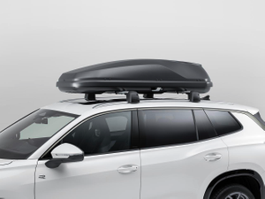 Dachbox „Basic“ 420 Liter, Schwarz matt, Volkswagen Original Zubehör-3 3
