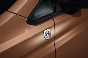 Volkswagen Wolfsburg Wappen Dekorfolien-Set, satinschwarz/Chromglanz-2 2