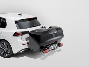 Volkswagen Heckbox für AHV-Fahrradträger – 300 Liter, abklappbar, abschließbar-1 1