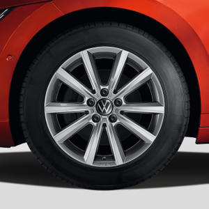 Volkswagen Leichtmetallfelge „Merano“ – 17 Zoll, Adamantium Dark Metallic, 10-Speichen-1 1